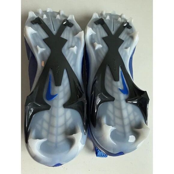 Men’s Sz 12 Nike Cleats Blue Alpha Menace Elite 3 Game Royal Football CT6648-414 - Picture 12 of 13
